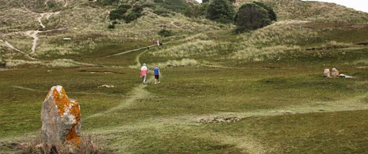 A menhir in Norman Island. Wikimedia Commons
